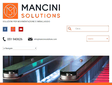 Tablet Screenshot of mancinisolutions.com